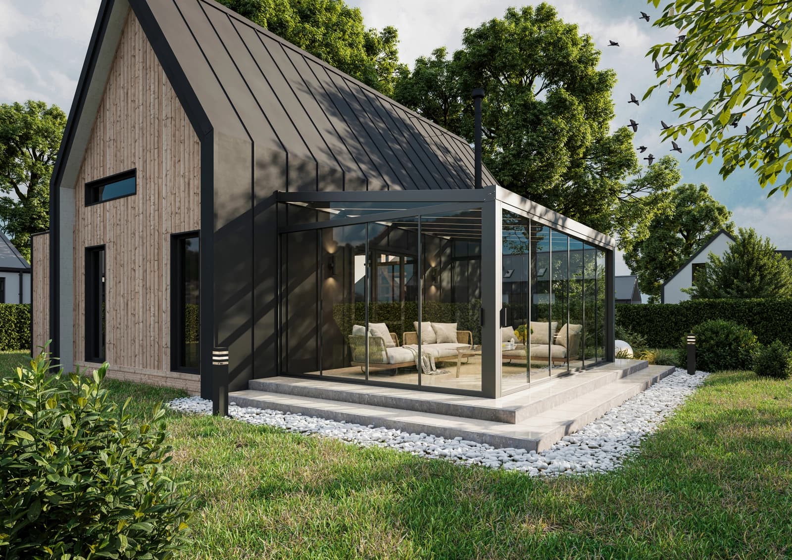 Outdoor leefruimte van FK Veranda