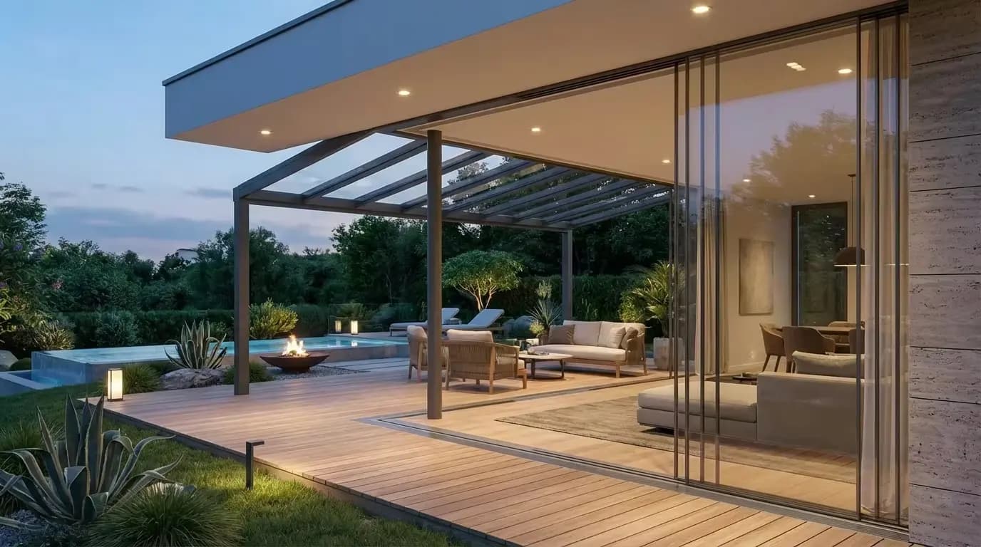 Showroomopstelling veranda FK Veranda